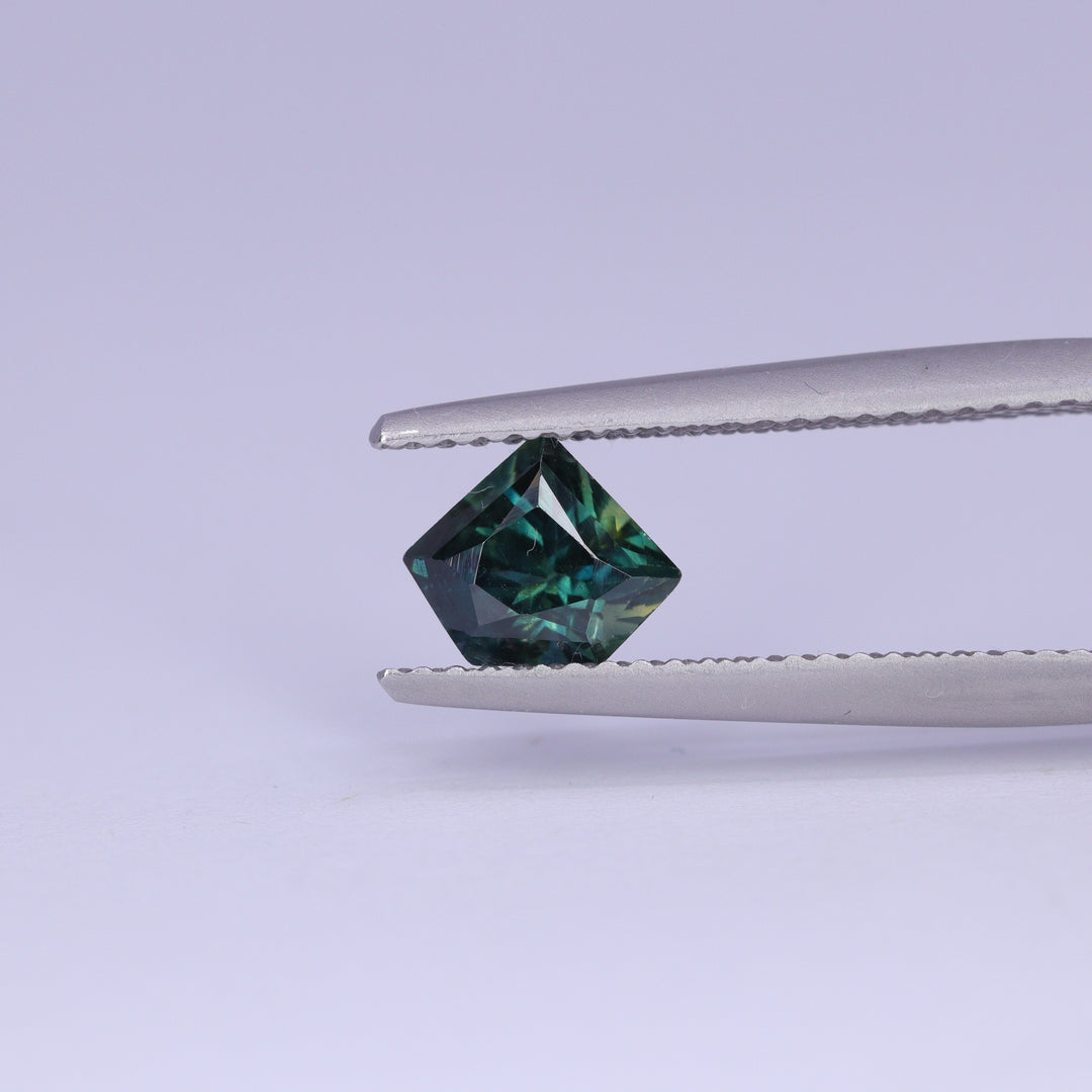 1.01ct Shield Cut Teal Sapphire Loose Gemstones