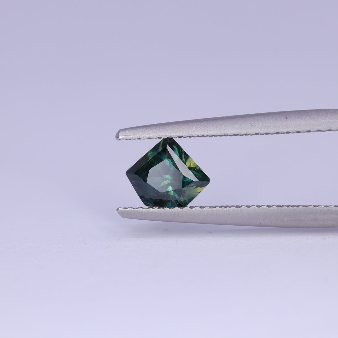 1.01ct Shield Cut Teal Sapphire Loose Gemstones