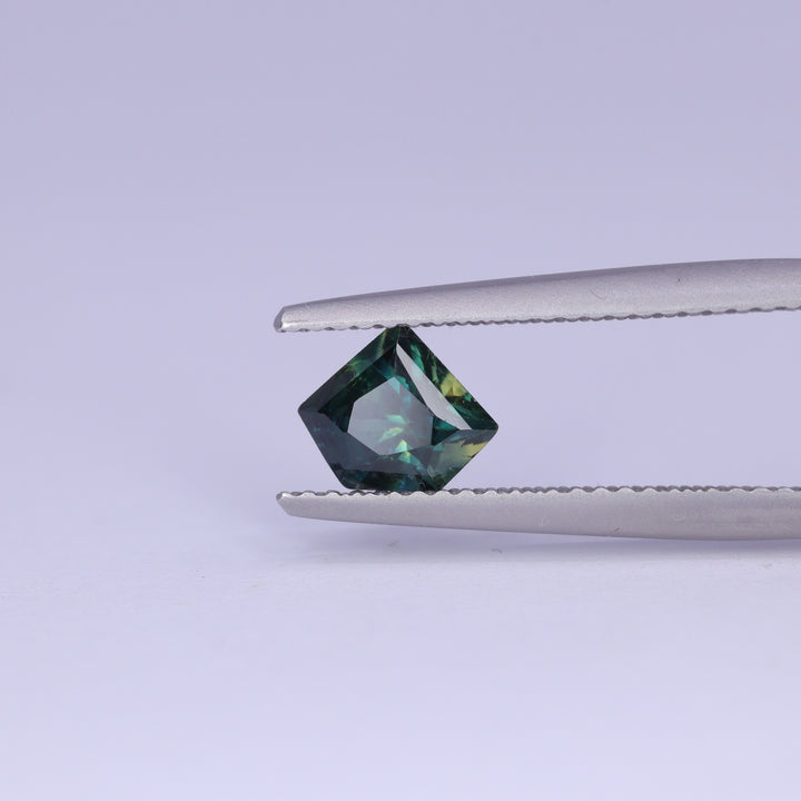 1.01ct Shield Cut Teal Sapphire Loose Gemstones