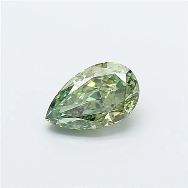 1.01ct Pear Lab Grown Diamond (Colour Fancy Vivid Green, Clarity VS2, IGI Certified)