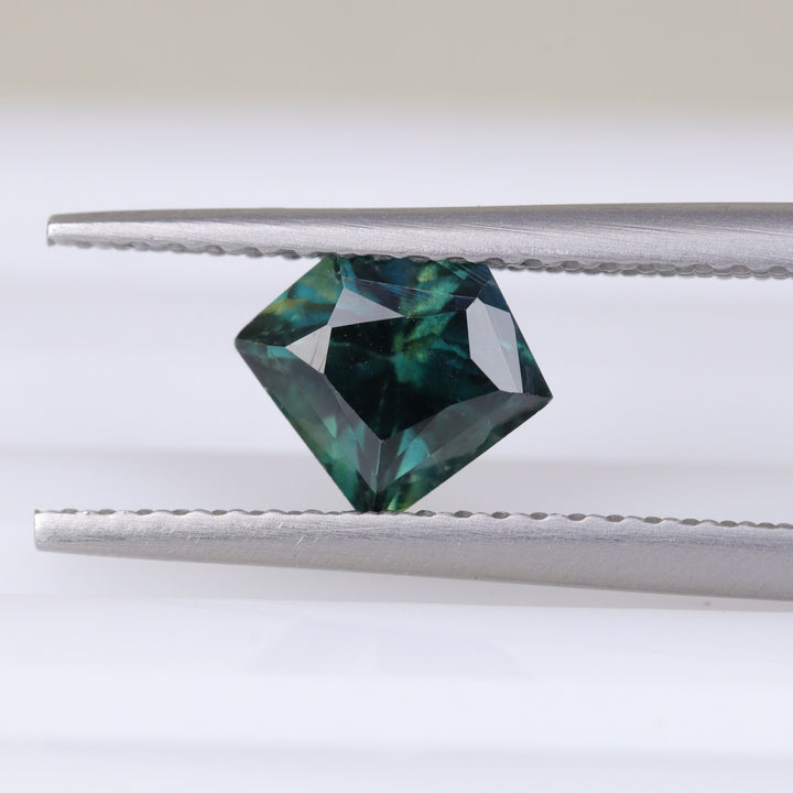 Geometric Teal Sapphires - Available for Custom Engagement Rings