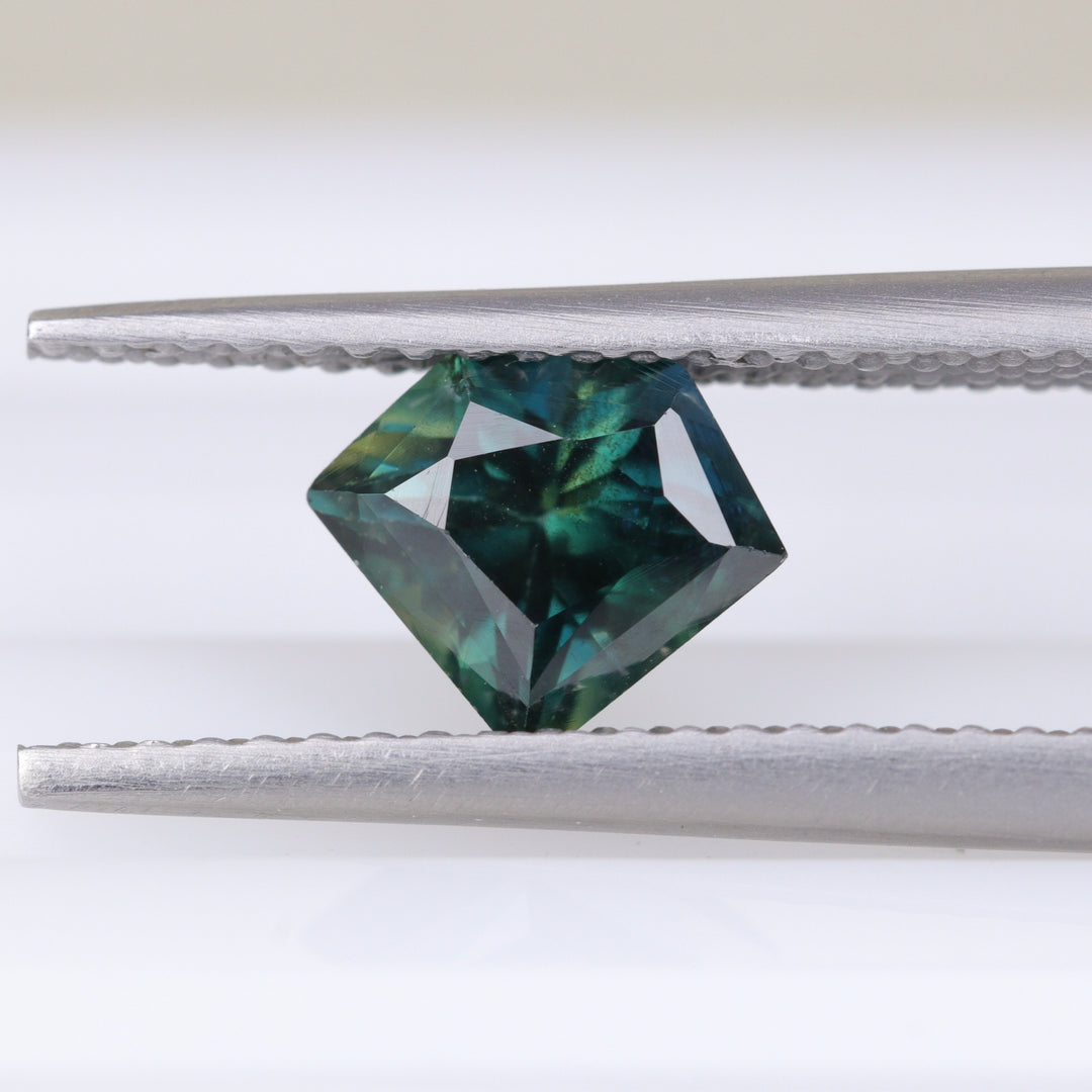 Geometric Teal Sapphires - Available for Custom Engagement Rings