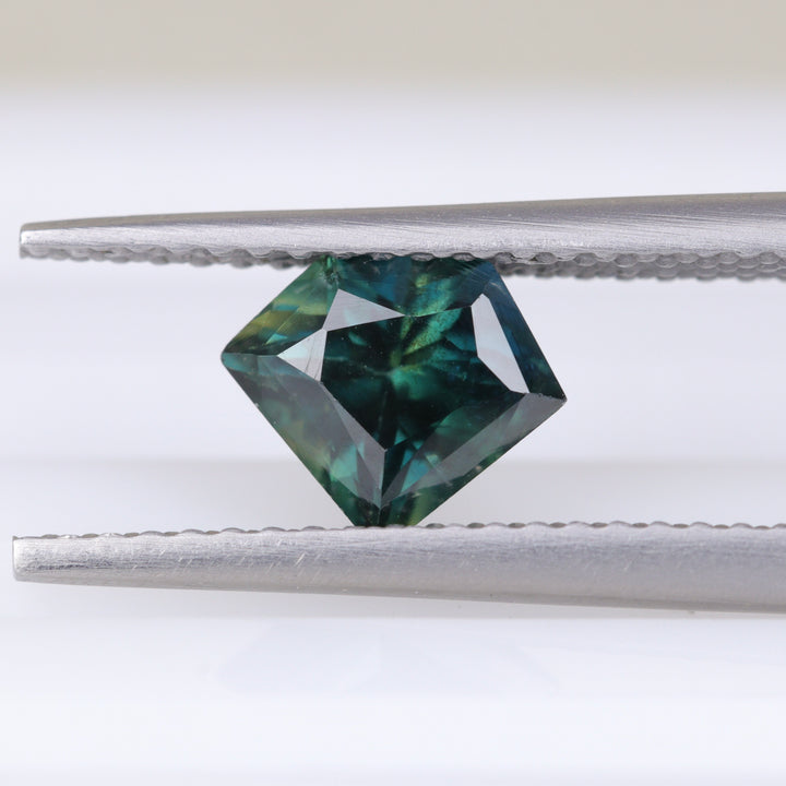 Geometric Teal Sapphires - Available for Custom Engagement Rings