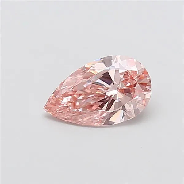 1.05ct Pear Lab Grown Diamond (Colour Fancy Intense Brownish Pink, Clarity VVS2, IGI Certified)