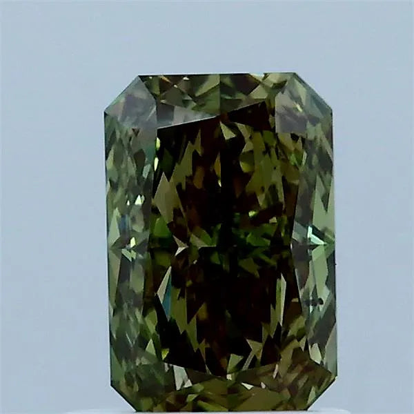 1.06ct Radiant Lab Grown Diamond (Colour Fancy Vivid Green, Clarity VS1, IGI Certified)