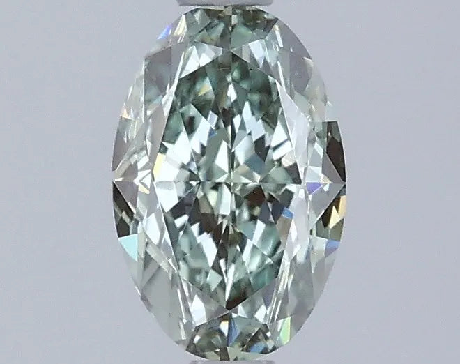 1.09ct Oval Lab Grown Diamond (Colour Fancy Intense Green, Clarity VS2, IGI Certified) diamond