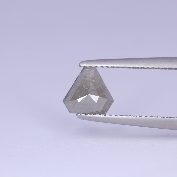 1.12ct Cut-Corner Trilliant Salt and Pepper Diamond Loose Gemstones