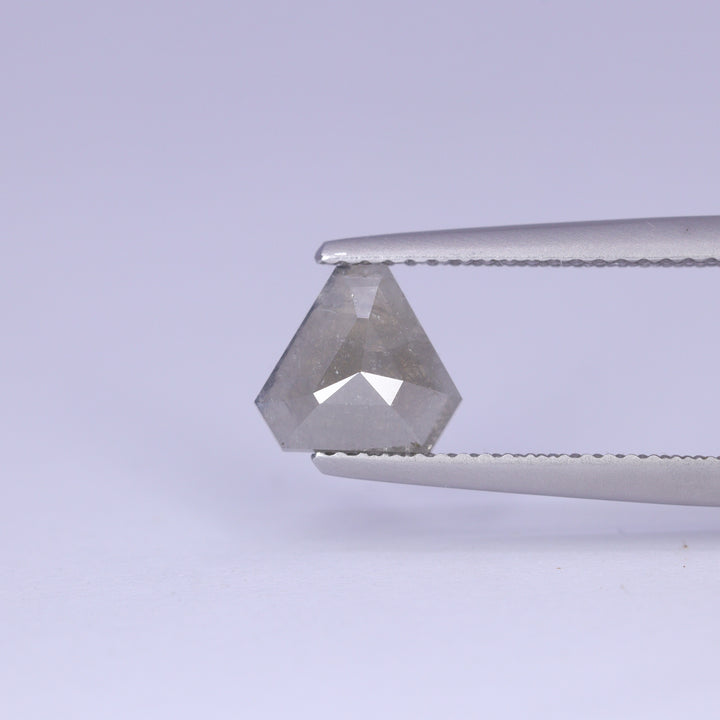 1.12ct Cut-Corner Trilliant Salt and Pepper Diamond Loose Gemstones