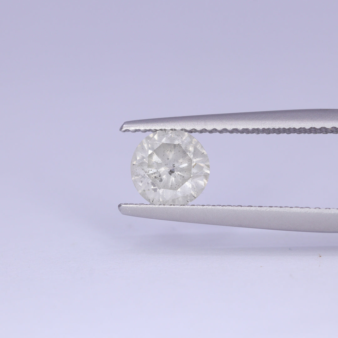 1.15ct Round Brilliant Cut Salt and Pepper Diamond Loose Gemstones