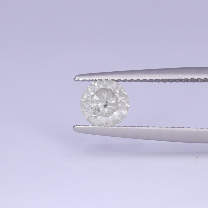 1.15ct Round Brilliant Cut Salt and Pepper Diamond Loose Gemstones