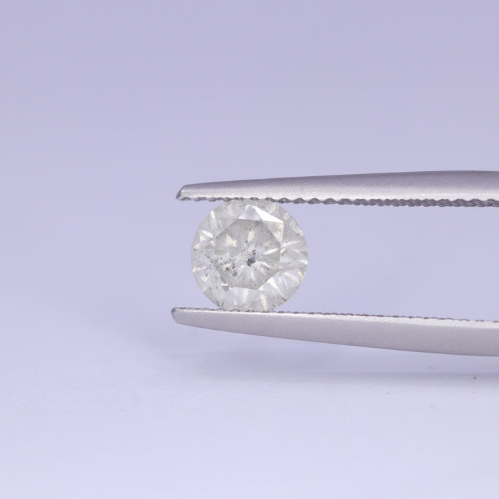 1.15ct Round Brilliant Cut Salt and Pepper Diamond Loose Gemstones