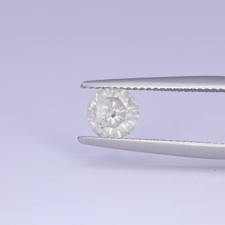 1.15ct Round Brilliant Cut Salt and Pepper Diamond Loose Gemstones