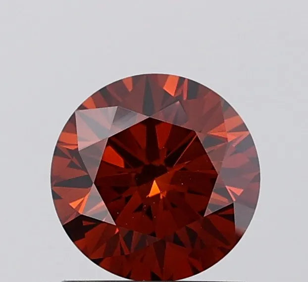 1.15ct Round Lab Grown Diamond (Colour Fancy Deep Brown, Clarity VVS2, Cut EX, IGI Certified) diamond
