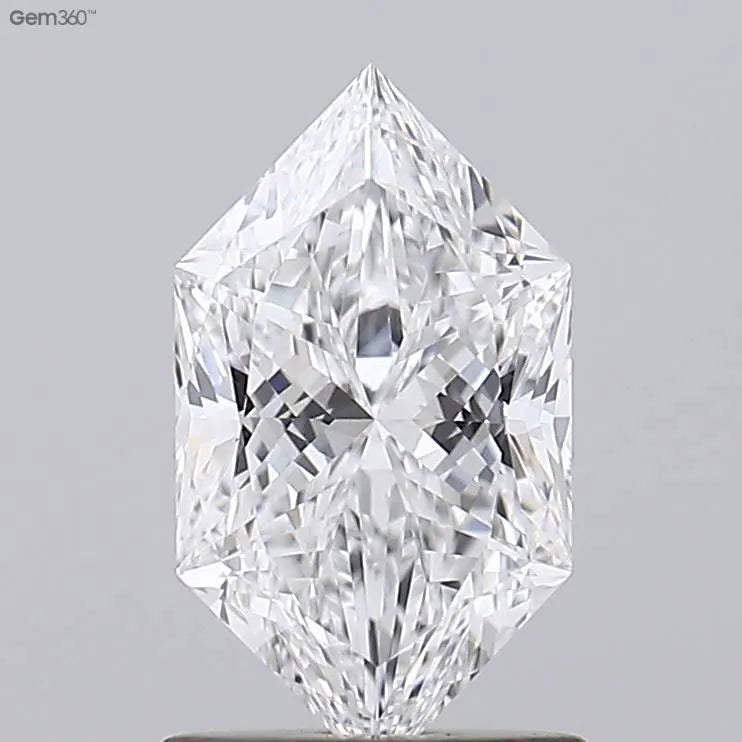 1.23ct Hexagonal Lab Grown Diamond (Colour D, Clarity VVS2, IGI Certified) diamond