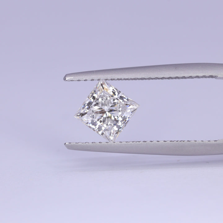 1.29ct Princess Cut Lab Grown Diamond F VS1, IGI Certified Loose Gemstones