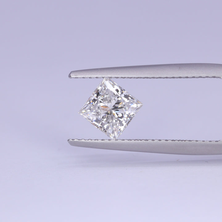 1.29ct Princess Cut Lab Grown Diamond F VS1, IGI Certified Loose Gemstones