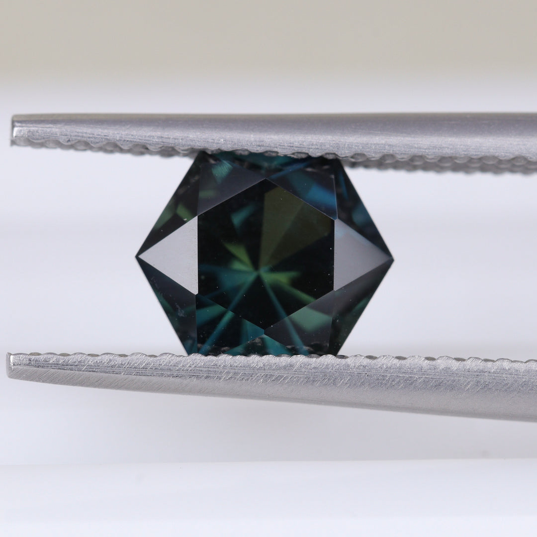 Geometric Teal Sapphires - Available for Custom Engagement Rings