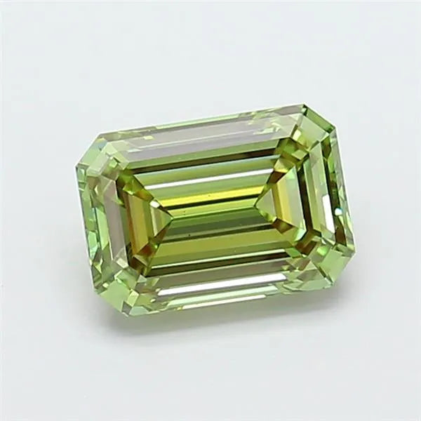 1.50ct Emerald Lab Grown Diamond (Colour Fancy Vivid Green, Clarity VS1, IGI Certified)