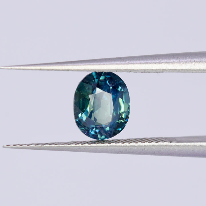 Teal Sapphire | 1.50ct Oval Cut, Loose Gemstone