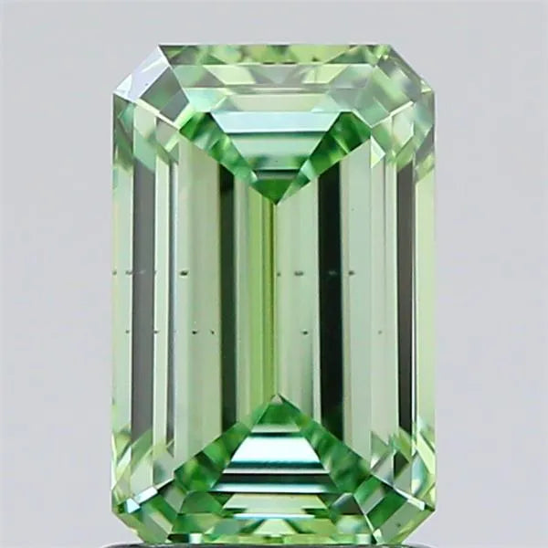 1.52ct Emerald Lab Grown Diamond (Colour Fancy Intense Green, Clarity VS2, IGI Certified)