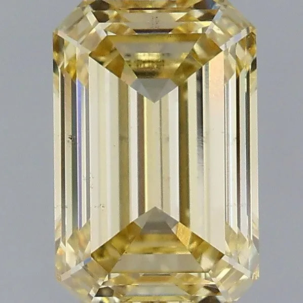 1.52ct Emerald Lab Grown Diamond (Colour Fancy Yellow, Clarity VS2, IGI Certified)