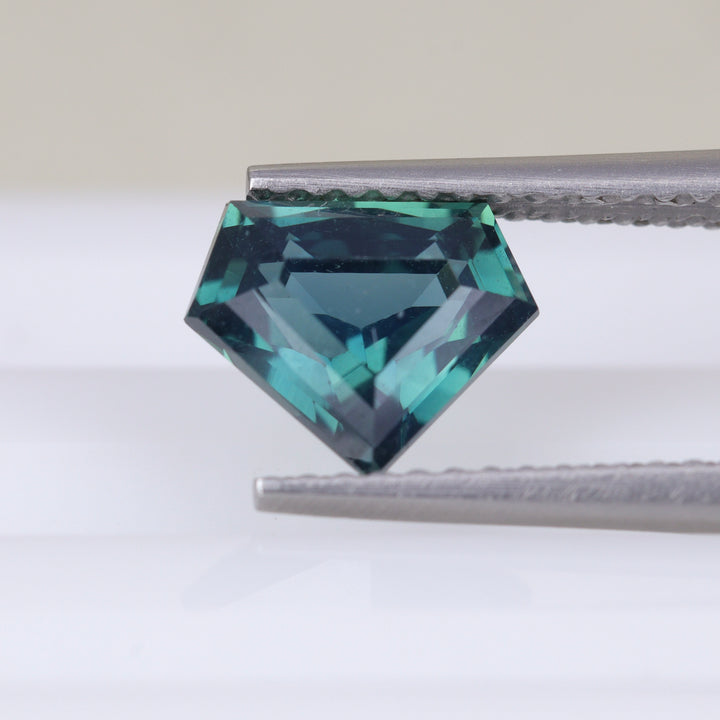 Geometric Teal Sapphires - Available for Custom Engagement Rings