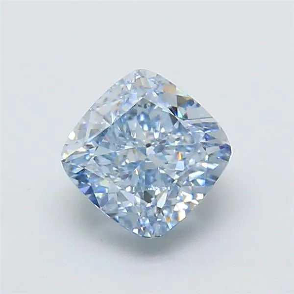 1.58ct Cushion modified Lab Grown Diamond (Colour Fancy Intense Blue, Clarity IF, IGI Certified)