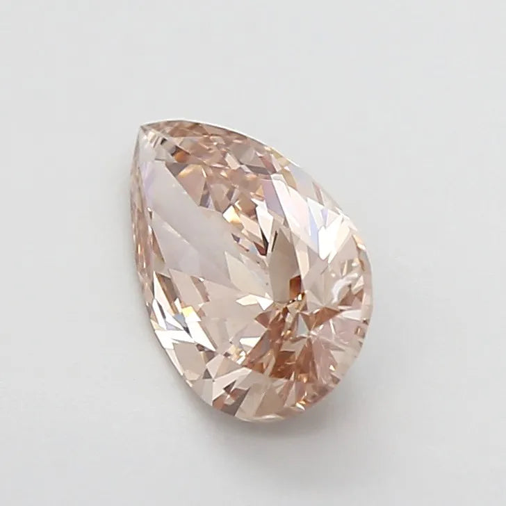 1.59ct Pear Lab Grown Diamond (Colour Fancy Brown, Clarity VS1, IGI Certified)