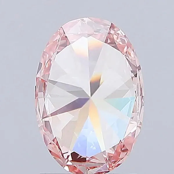1.62ct Oval Lab Grown Diamond (Colour Fancy Intense Pink, Clarity VVS2, IGI Certified)