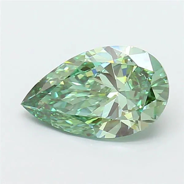 1.79ct Pear Lab Grown Diamond (Colour Fancy Vivid Green, Clarity VS1, IGI Certified)