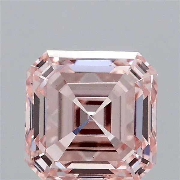 1.92ct Square emerald Lab Grown Diamond (Colour Fancy Intense Pink, Clarity VS1, IGI Certified)