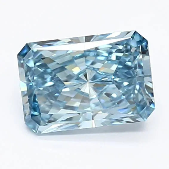 1.00ct Radiant Lab Grown Diamond (Colour Fancy Vivid Blue, Clarity VS1, IGI Certified) diamond