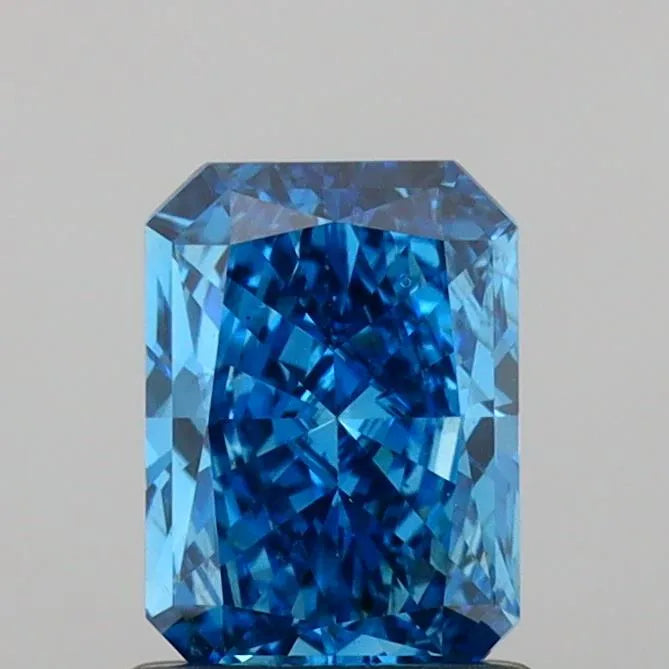1.00ct Radiant Lab Grown Diamond (Colour Fancy Vivid Blue, Clarity VS2, IGI Certified) diamond