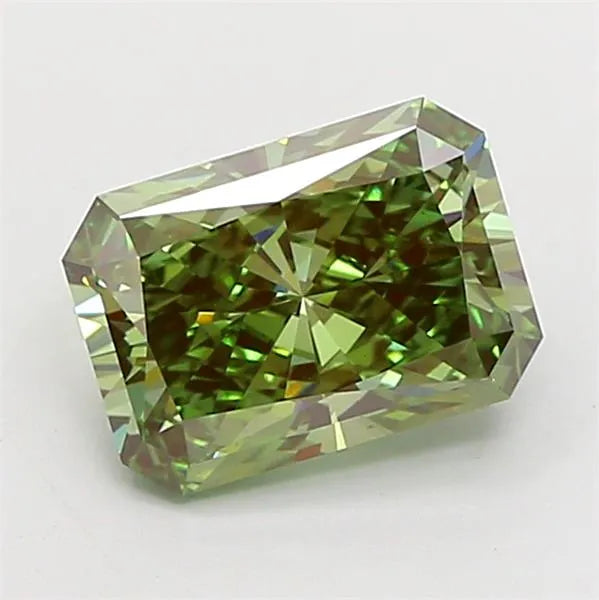 2.02ct Radiant Lab Grown Diamond (Colour Fancy Vivid Green, Clarity VS1, IGI Certified)
