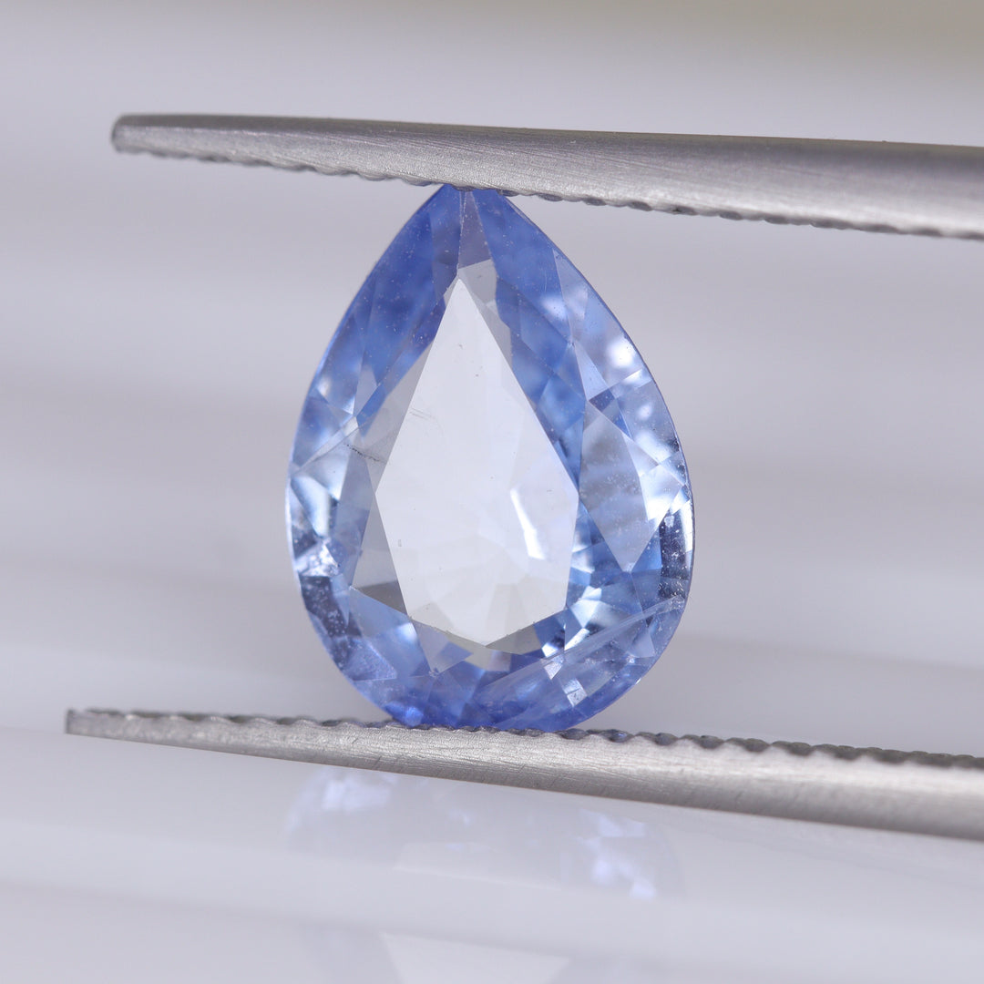 Ceylon Blue Sapphire | 2.05ct Pear/Teardrop Cut, Loose Gemstone