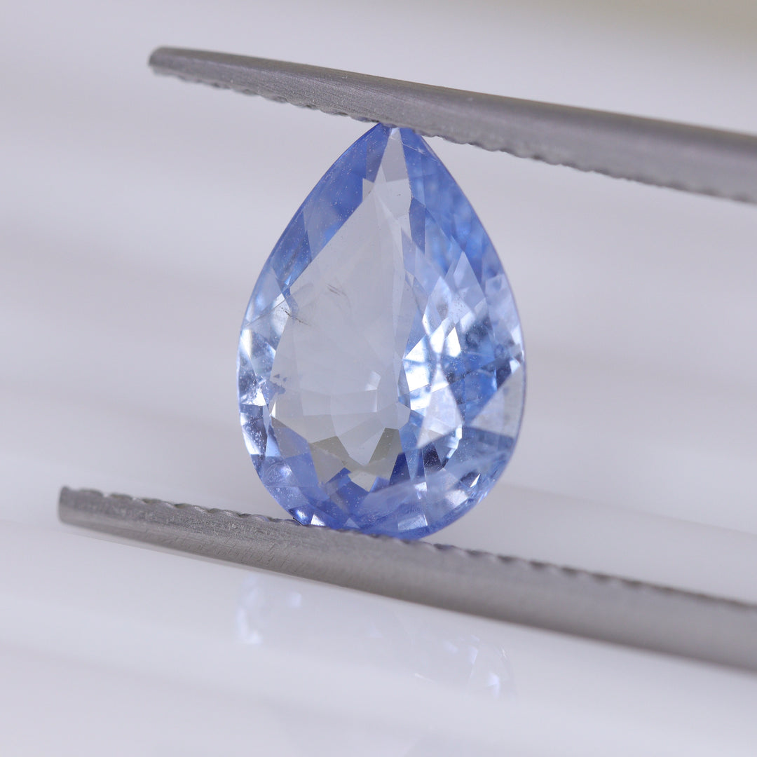 Ceylon Blue Sapphire | 2.05ct Pear/Teardrop Cut, Loose Gemstone