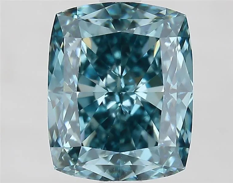 2.70ct Cushion modified Lab Grown Diamond (Colour Fancy Vivid Blue, Clarity VVS2, IGI Certified)