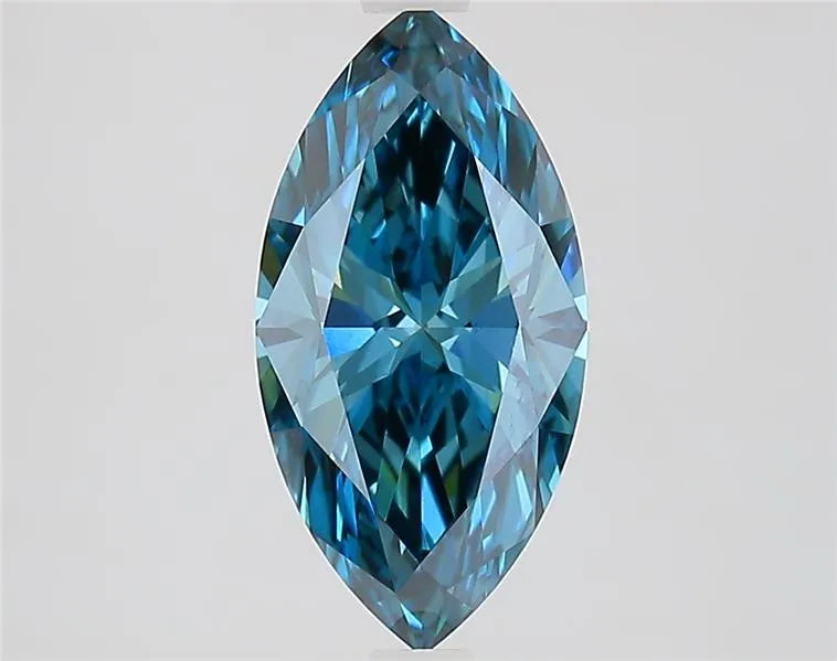 2.07ct Marquise Lab Grown Diamond (Colour Fancy Deep Blue, Clarity VS1, IGI Certified) diamond