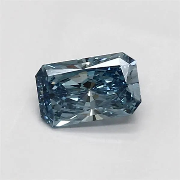 0.59ct Radiant Lab Grown Diamond (Colour Fancy Vivid Blue, Clarity VVS2, IGI Certified) diamond