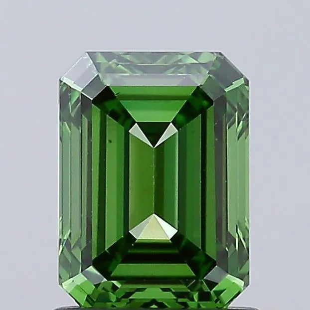1.27ct Emerald Lab Grown Diamond (Colour Fancy Vivid Green, Clarity VS2, IGI Certified) diamond