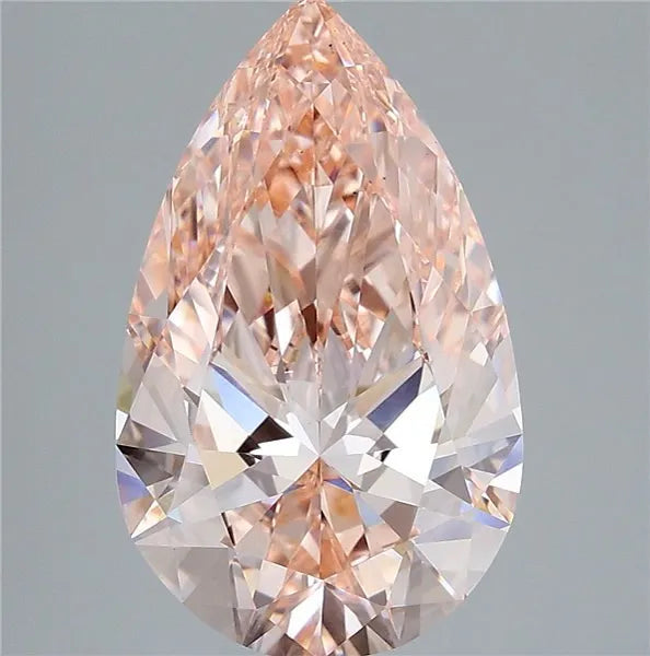 5.01ct Pear Lab Grown Diamond (Colour Fancy Intense Pink, Clarity VS1, IGI Certified) diamond