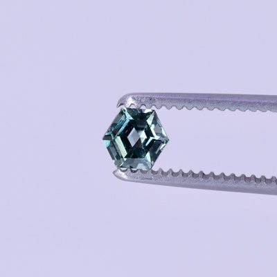 Montana Sapphire | 0.71ct Hexagon Cut, Loose Gemstone