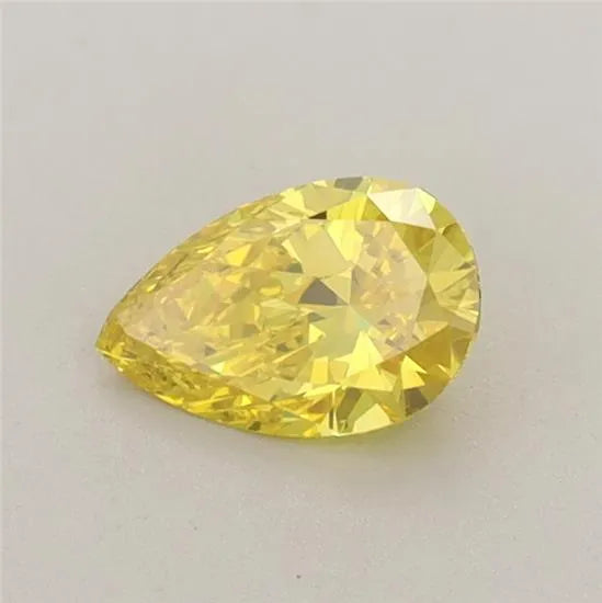0.45ct Pear Lab Grown Diamond (Colour Fancy Vivid Yellow, Clarity VS2, IGI Certified) diamond
