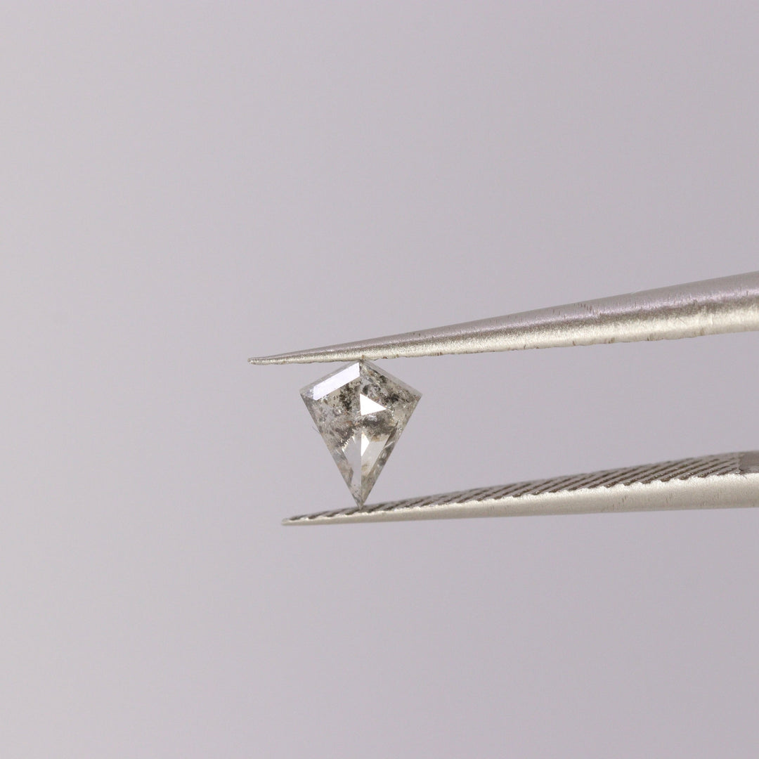 Salt and Pepper Diamond | 0.32ct Kite Cut, Loose Gemstone