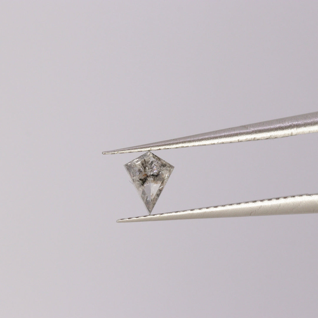 Salt and Pepper Diamond | 0.32ct Kite Cut, Loose Gemstone