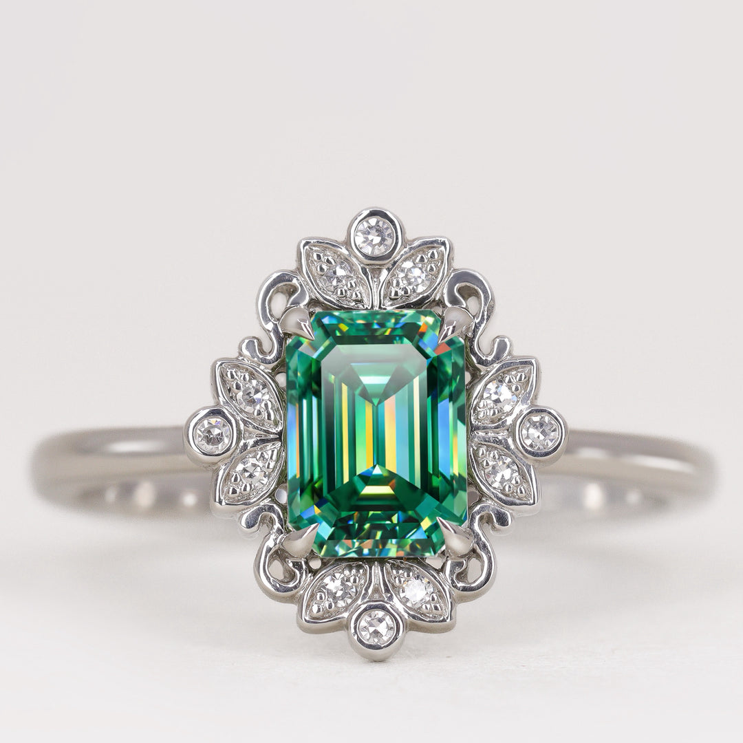 Annette Green Moissanite