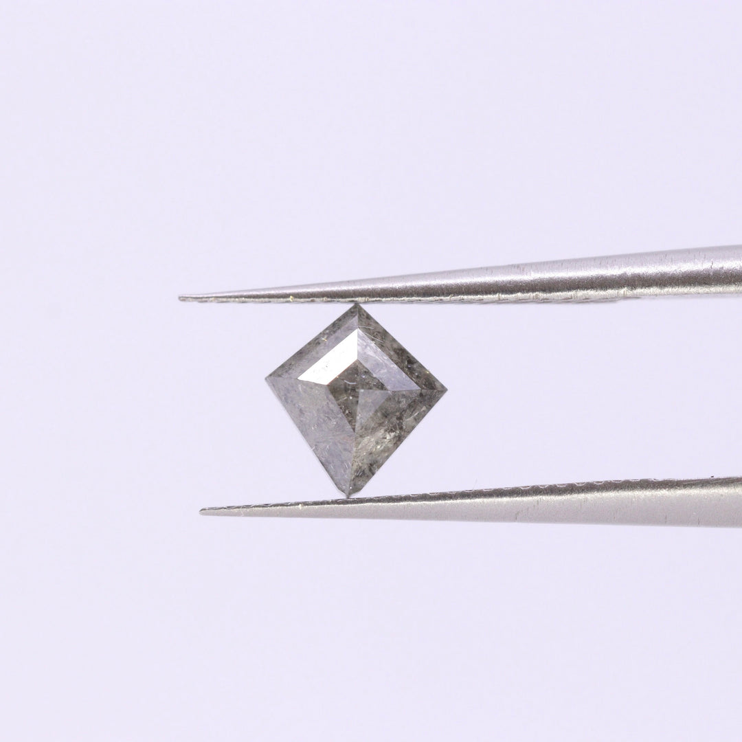 Salt and Pepper Diamond | 0.87ct Kite Cut, Loose Gemstone