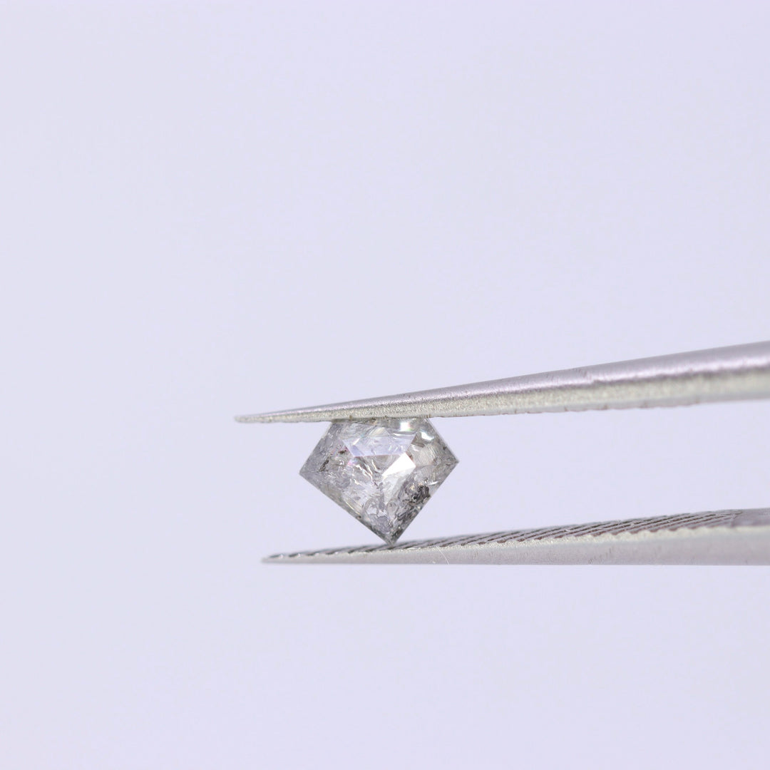 Salt and Pepper Diamond | 0.39ct Shield Cut, Loose Gemstone