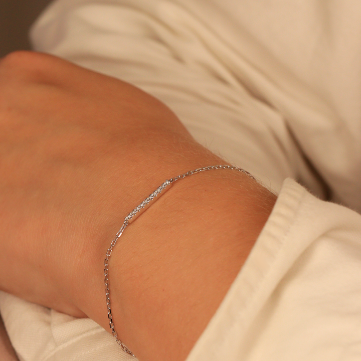 Horizon - Lab Grown Diamond Set Bar Bracelet