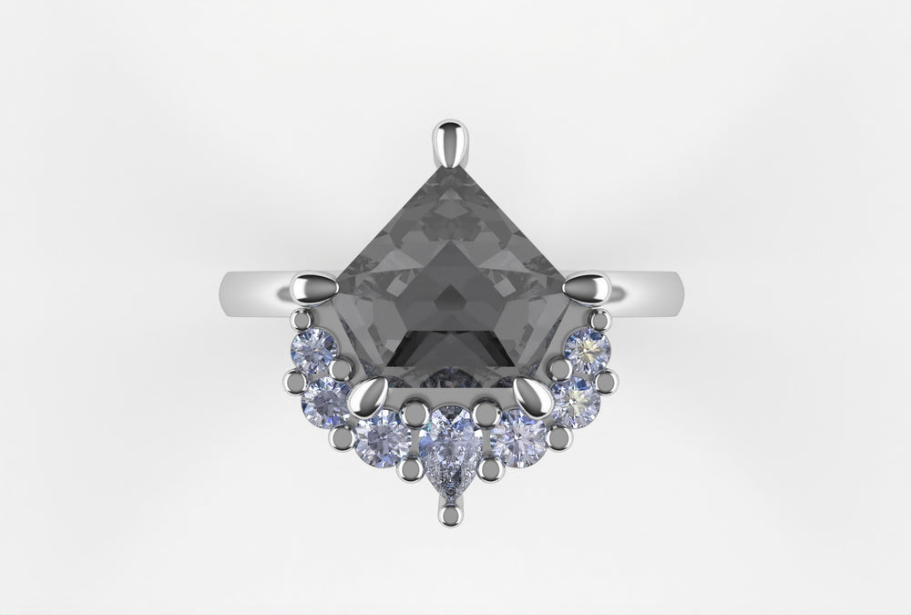 Private Commission-CDGR-SS-GS-B.S Bespoke Gemstone Ring